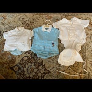 Vintage infant outfits